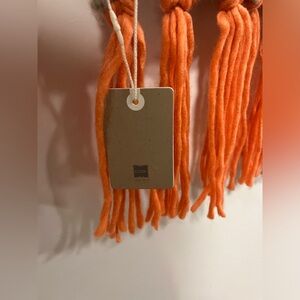 NWT Look by M Chunky Knit Tan and Orange Scarf